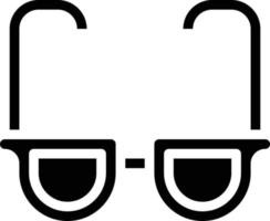 óculos de visão da moda óculos ópticos óculos de leitura diversos oftalmologia - ícone sólido vetor