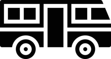 transporte veículo ônibus cidade automóvel transporte público arquitetura e cidade - ícone sólido vetor