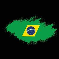 vetor de bandeira de respingo do brasil