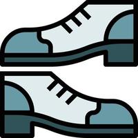 sapatos moda sapato roupas calçados esportivos esportes e competição - ícone de contorno preenchido vetor