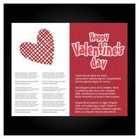 feliz dia dos namorados ilustração de amor dia dos namorados conjunto cartão cartaz panfleto banner design vetor