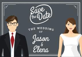 Livre casamento ilustração vetorial Template vetor