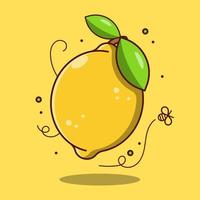 fruta fresca e fofa com limão