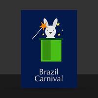 conjunto de cartazes festivos de carnaval confete brilhante festival de fogos de artifício abstrato cor de fundo fundo de carnaval do rio