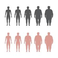 ilustração vetorial de índice de massa corporal vetor
