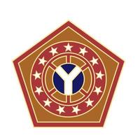 distintivo de identificação do serviço de combate da 108ª brigada de manutenção do exército dos estados unidos csib vetor