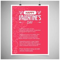 feliz dia dos namorados ilustração de amor dia dos namorados conjunto cartão cartaz panfleto banner design vetor