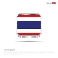 vetor de design de bandeira da tailândia