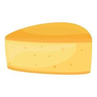 vetor de desenhos animados de ícone de queijo austríaco. comida austríaca