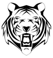design de ilustração de tigre vetor