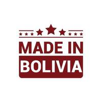 vetor de design de selo da bolívia