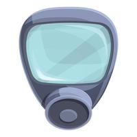vetor moderno dos desenhos animados do ícone da máscara de gás. saúde de segurança