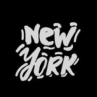 design de arte de linha de tipografia da cidade de Nova York. para vestuário, t-shirt, impressão, elementos de decoração para casa vetor