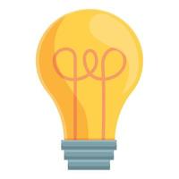 ícone de inovação de lâmpada inteligente, estilo cartoon vetor