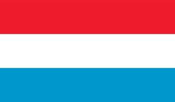 imagem da bandeira do luxemburgo vetor