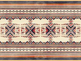 padrão de ornamento indiano nativo americano textura têxtil étnica geométrica tribal padrão asteca navajo tecido mexicano sem costura decoração vetorial moda vetor