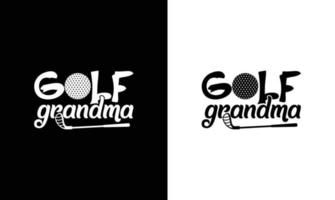 design de camiseta de citação de golfe, tipografia vetor