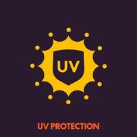 ícone de proteção uv vetor