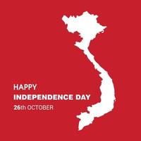 vetor de design do dia da independência do vietnã