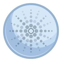 vetor de desenhos animados do ícone do detector de fumaça de som. sensor de alarme