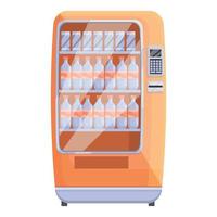 ícone da máquina de refrigerante, estilo cartoon vetor