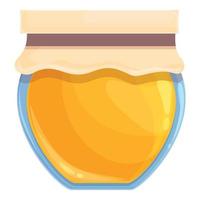 vetor de desenhos animados de ícone de frasco de mel de loja. néctar líquido