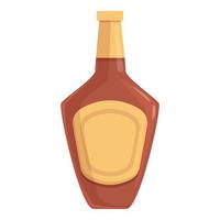 vetor de desenhos animados de ícone de garrafa de bebida armênia. viagem sevan
