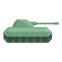 vetor de desenhos animados de ícone de tanque russo. batalha do exército