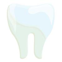 ícone de dentes de clareamento em casa, estilo cartoon vetor