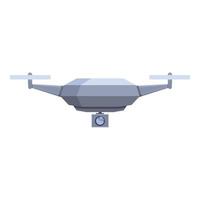ícone de aplicativo de tecnologia drone, estilo cartoon vetor