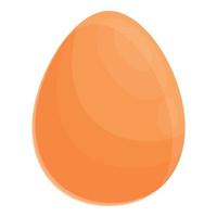 ícone de vitamina de ovo, estilo cartoon vetor