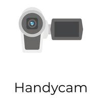 conceitos modernos de HandCam vetor