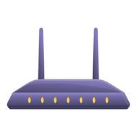 ícone do modem wi-fi, estilo cartoon vetor