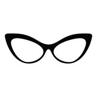 óculos sem ícone de dioptrias, estilo simples. vetor