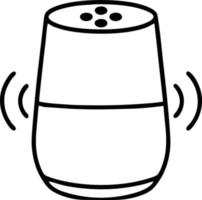 símbolo de ícone de som de alto-falante no fundo branco vetor
