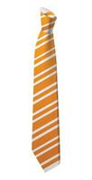 ícone de gravata listrada amarela, estilo isométrico vetor