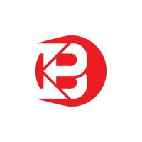 ilustração em vetor logotipo da letra b