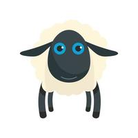 ícone de ovelha negra, estilo simples vetor