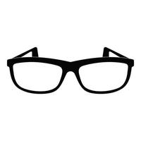 ícone de óculos modernos, estilo simples. vetor