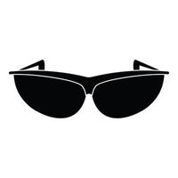 ícone de óculos de sol, estilo simples. vetor