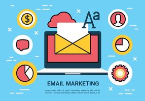 Livre Email Marketing Elements Vector