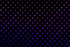 fundo vector roxo escuro com sinais de cartões.