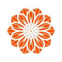 ilustração em vetor mandala flor padrão. padrão de mandala ornamental de luxo