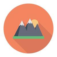 montanhas vector a ilustração em uma qualidade background.premium icons.vector ícones para conceito e design gráfico.