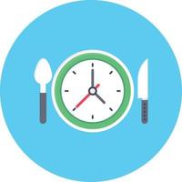 ilustração em vetor de tempo de restaurante em um icons.vector de qualidade background.premium para conceito e design gráfico.