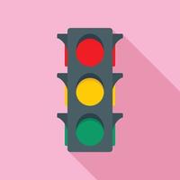 ícone clássico de semáforos, estilo simples vetor