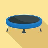 ícone de trampolim, estilo simples vetor