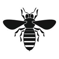 ícone de abelha, estilo simples vetor