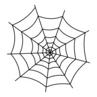 ícone de teia de aranha de inseto, estilo de estrutura de tópicos vetor