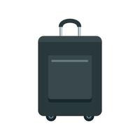 ícone do saco de viagem, estilo simples vetor
